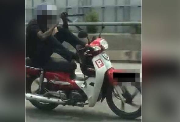 Man in dangerous motorcycle stunt remanded - Police Man in dangerous motorcycle stunt remanded - Police