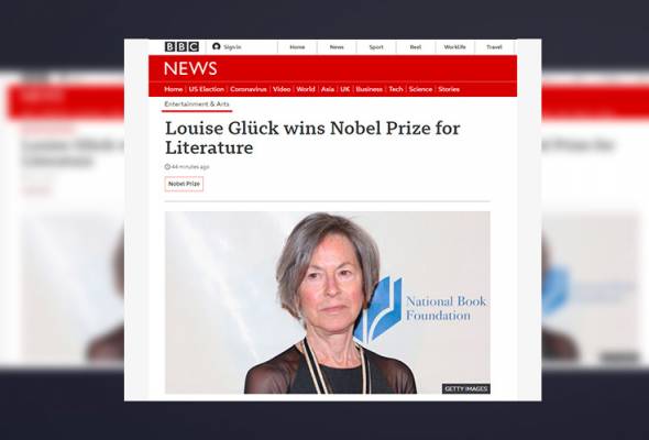 Louise Gluck menang Hadiah Nobel Kesusasteraan 2020 Louise Gluck menang Hadiah Nobel Kesusasteraan 2020