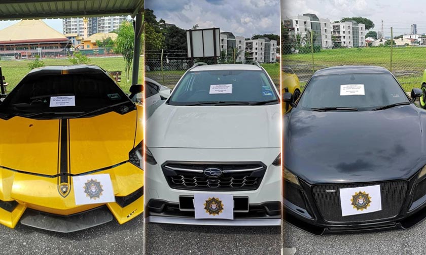 28 luxury cars which includes brands such as Bentley, Ferrari, Rolls Royce and Lamborghini were seized in relation to the scam - Astro AWANI