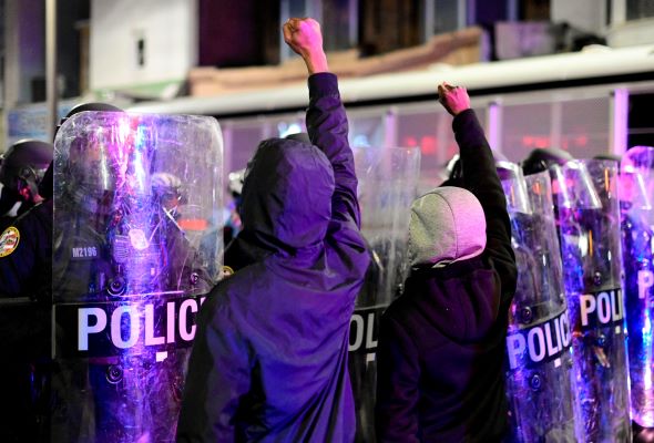 Tension grips Philadelphia for second night after fatal police shooting of Black man