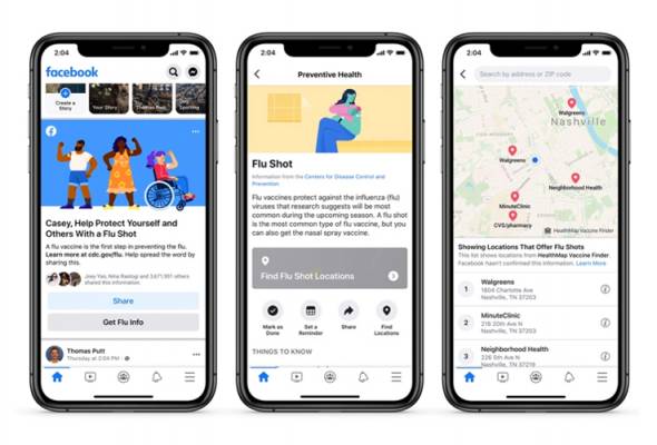 Facebook larang iklan anti-vaksin Facebook larang iklan anti-vaksin