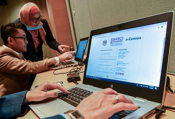 Banci 2020: Sejumlah 4.5 juta penduduk telah dibanci melalui e-Census Banci 2020: Sejumlah 4.5 juta penduduk telah dibanci melalui e-Census