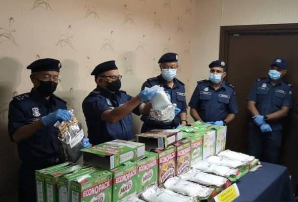 Sindiket seludup ketamin dalam kotak bijirin tumpas Sindiket seludup ketamin dalam kotak bijirin tumpas