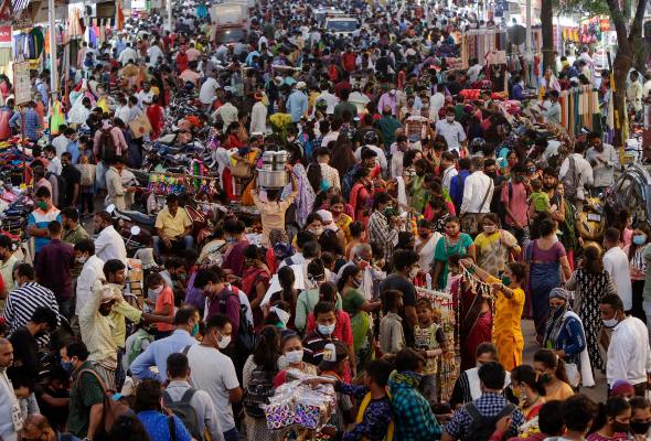 India's festive mood raises fears of surge of coronavirus