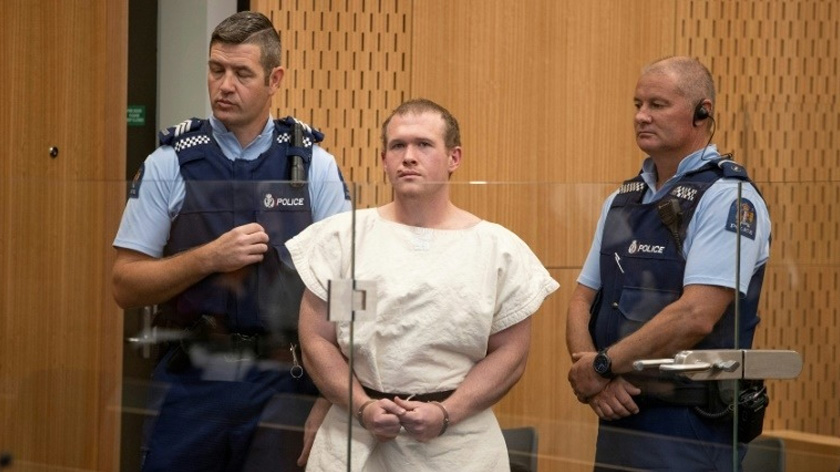 Brenton Tarrant, the gunman who shot and killed worshippers in the Christchurch mosque attacks, is seen during his sentencing at the High Court in Christchurch, New Zealand, August 24, 2020. REUTERSpic