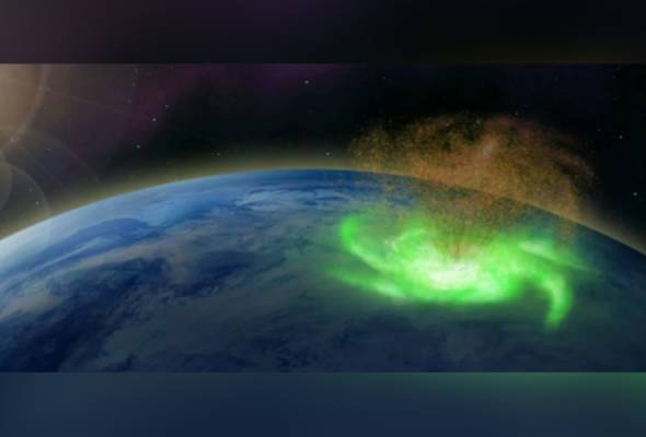 Fenomena Alam Luar Biasa Taufan Ruang Angkasa Dikesan Atas Kutub Utara Astro Awani