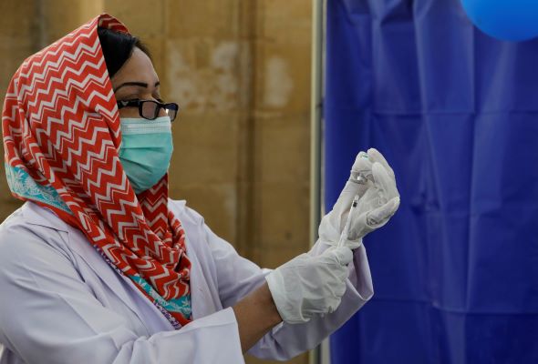 Pakistan launches COVID-19 vaccination drive, starting with elderly
