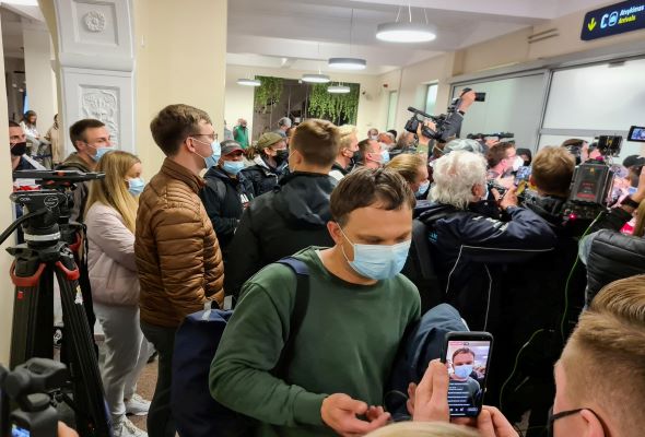 Belarus forces airliner to land and arrests opponent, sparking US and European outrage