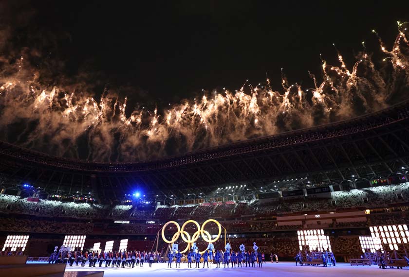 The Tokyo 2020 Olympics Opening Ceremony - Olympic Stadium, Tokyo, Japan - July 23, 2021.