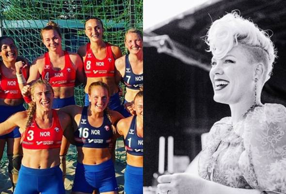 Skuad Bola Baling Pantai Wanita Norway Didenda Saya Bayarkan Pink Astro Awani