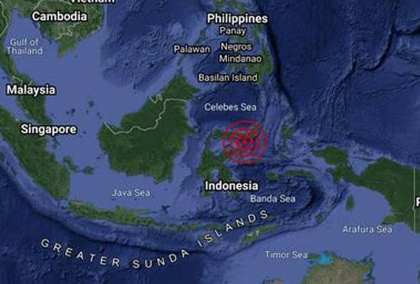 Gempa Bumi Sederhana Landa Minahassa Sulawesi Astro Awani