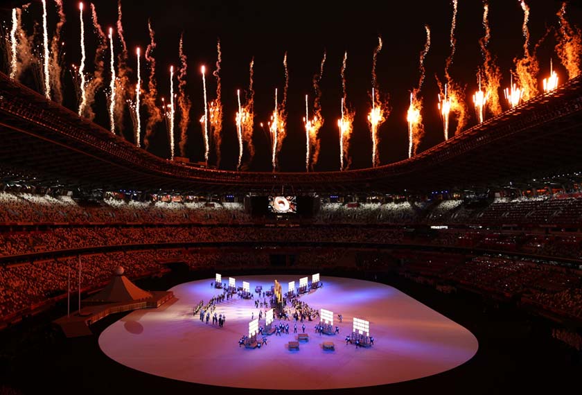 The Tokyo 2020 Olympics Opening Ceremony - Olympic Stadium, Tokyo, Japan - July 23, 2021. REUTERS