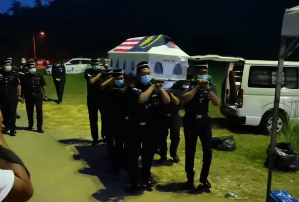 Jenazah anggota polis maut kejar samseng jalanan selamat 