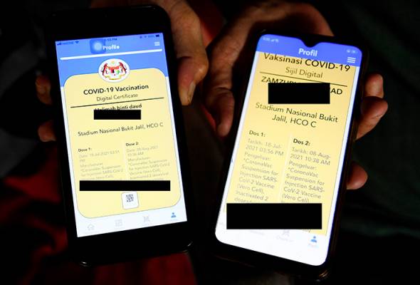 Pdrm Digesa Waspada Kewujudan Sindiket Kaut Untung Jual Sijil Digital Vaksinasi Astro Awani