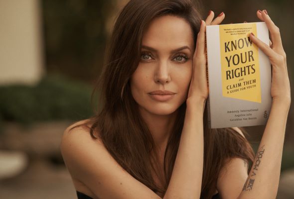 Angelina Jolie wants kids to 'fight back' with new child rights book