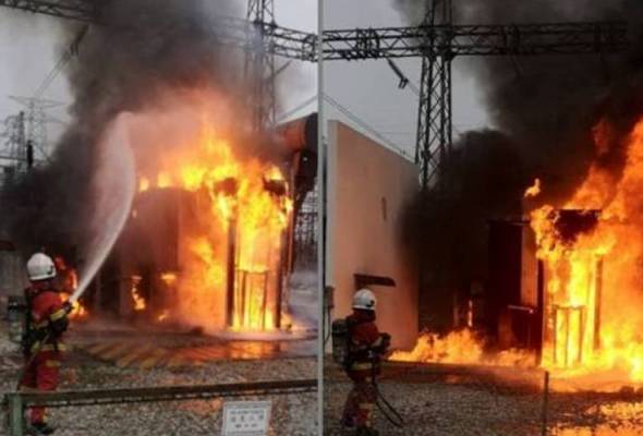Pencawang Elektrik Di Bukit Jelutong Terbakar Astro Awani