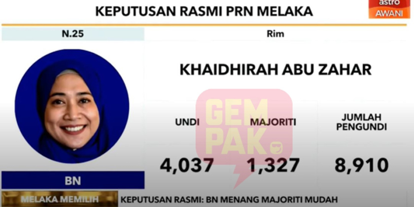 Pilihan raya pertama malaysia