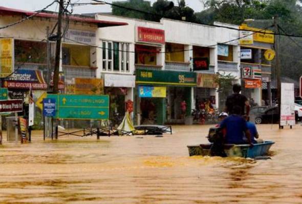 Linggi town experiencing worst flood since 1971