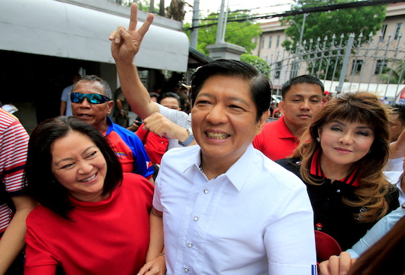In Philippines election, late dictator's son aims to restore family pride