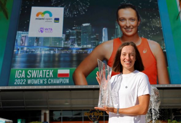 Tennis - Swiatek says she was 'crying for 40 minutes' after Barty's retirement