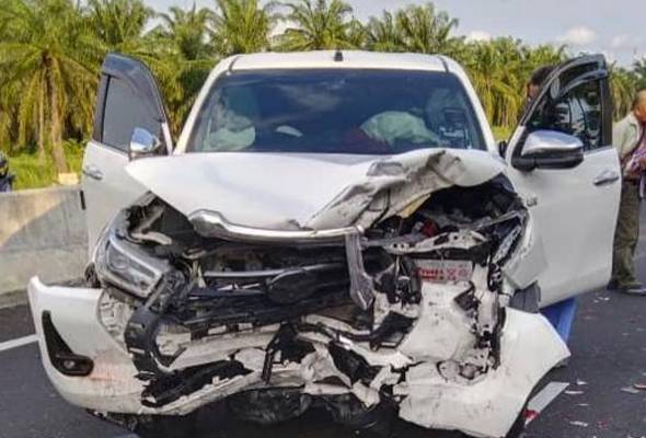 Satu Maut Tujuh Cedera Kereta Bertembung Kenderaan Pacuan Empat Roda 