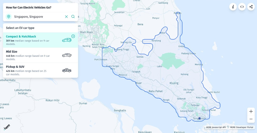 Buat masa ini, hanya 10 negeri yang disenaraikan dalam peta interaktif tersebut melibatkan Wilayah Persekutuan Kuala Lumpur, Putrajaya, Selangor, Melaka, Negeri Sembilan, Johor, Kedah, Pahang, Pulau Pinang, Perak dan Sarawak.