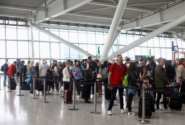 British airport disruption ominous for global travel recovery