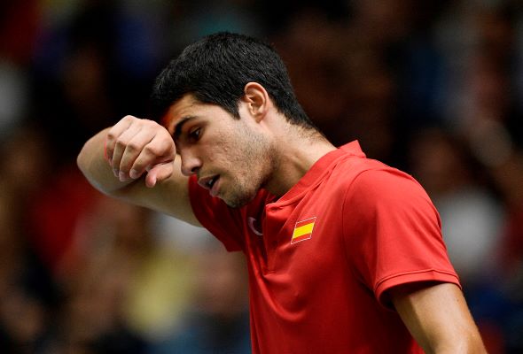 Tennis - Alcaraz confidence dented by defeat in first Tour match as
