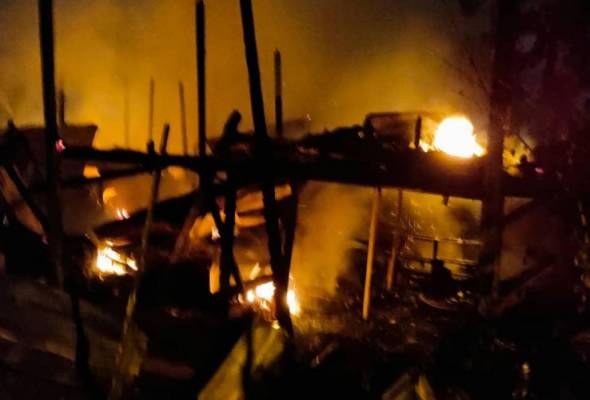 Lima rumah musnah dalam kebakaran, 33 tinggal sehelai sepinggang