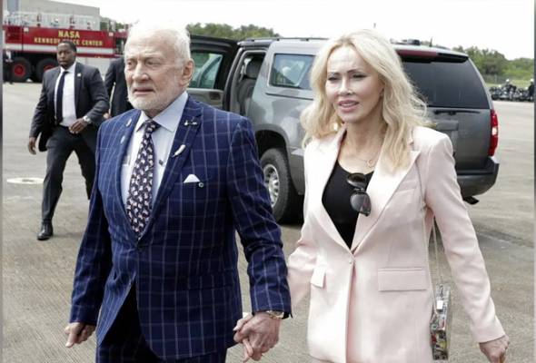 Former US astronaut Buzz Aldrin marries again, aged 93
