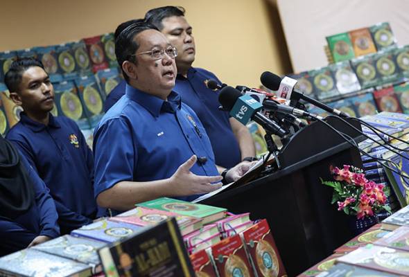 KDN seizes unapproved copies of Al-Quran, reading material worth RM100,000