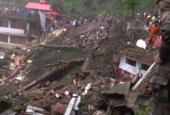 Death toll after landslides in Indian Himalayas rises to 57; 10 still missing