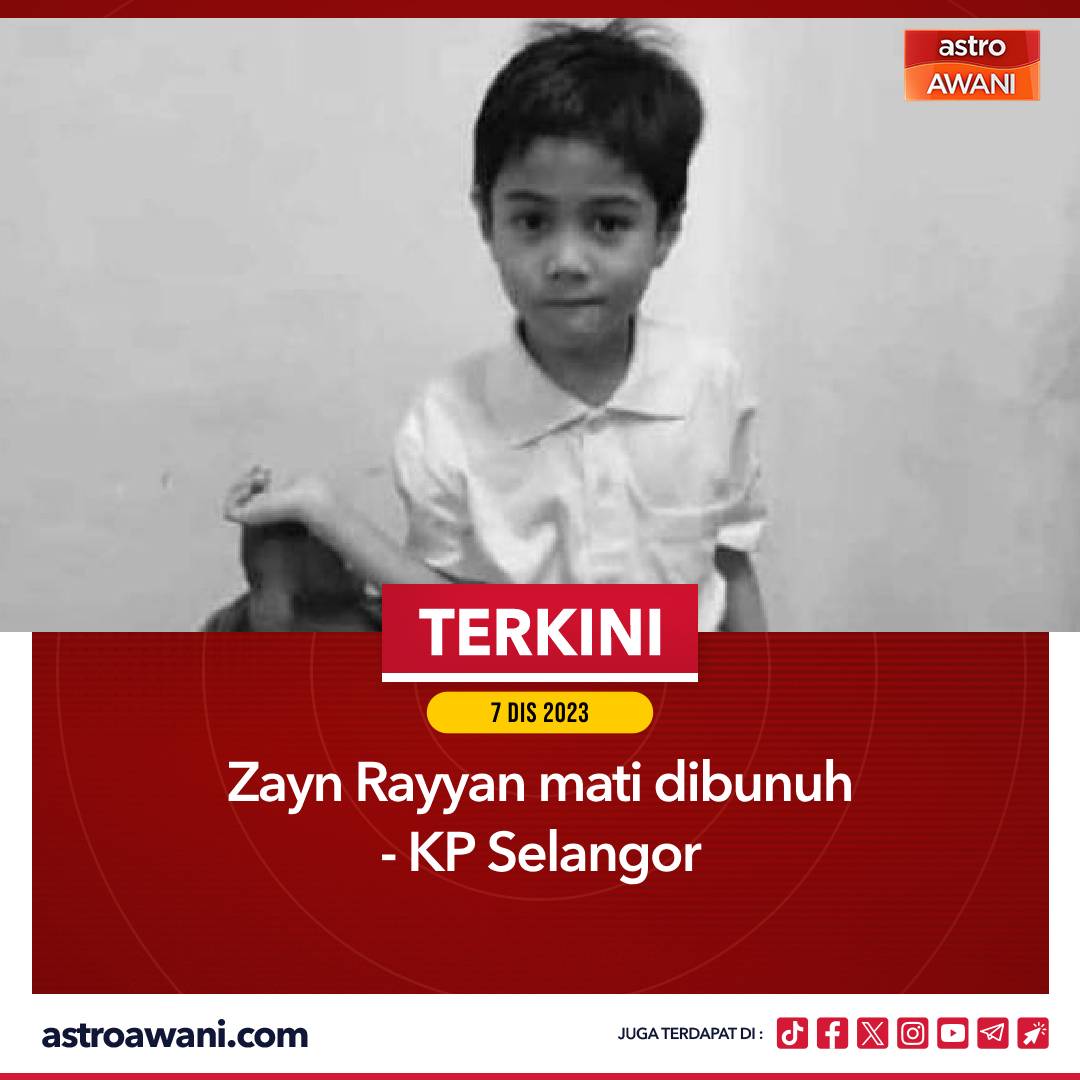 Polis sahkan Zayn Rayyan mati dibunuh | Astro Awani