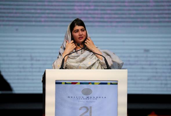 Malala Yousafzai likens Taliban's treatment of women to apartheid in Mandela lecture