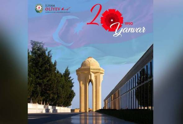 '34th Anniversary of 'Black January' Tragedy in Baku, Azerbaijan'