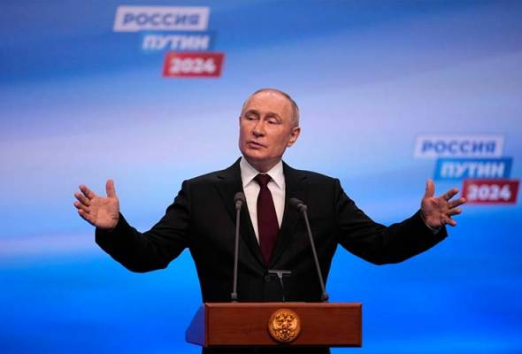 Presiden China dahului mesej ucapan tahniah terhadap pemilihan semula Presiden Putin