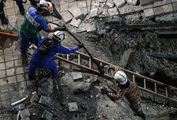 Sinkhole search and rescue will continue at Pantai Dalam treatment plant - DBKL
