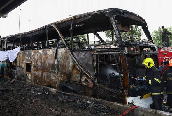 School bus catches fire in Thailand, 25 feared dead