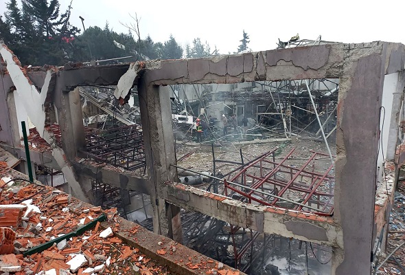 Twelve people killed in explosives factory blast in Turkey, minister says