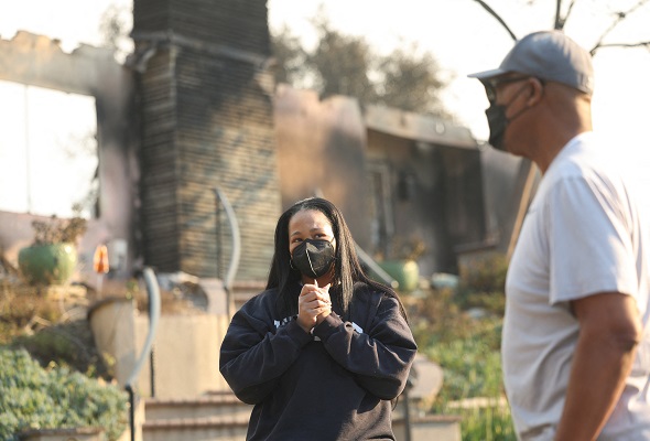 Far from Hollywood's wealth, Los Angeles fire survivors feel forgotten