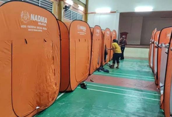 Jumlah mangsa banjir di Johor, Sabah kekal<