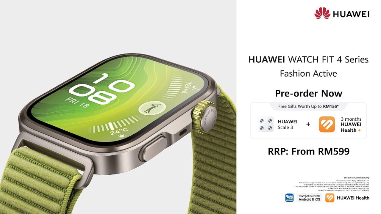 Tampil Gaya Aktif dengan HUAWEI WATCH FIT 4 & 5: Smartwatch Idaman untuk Hidup Sehat!