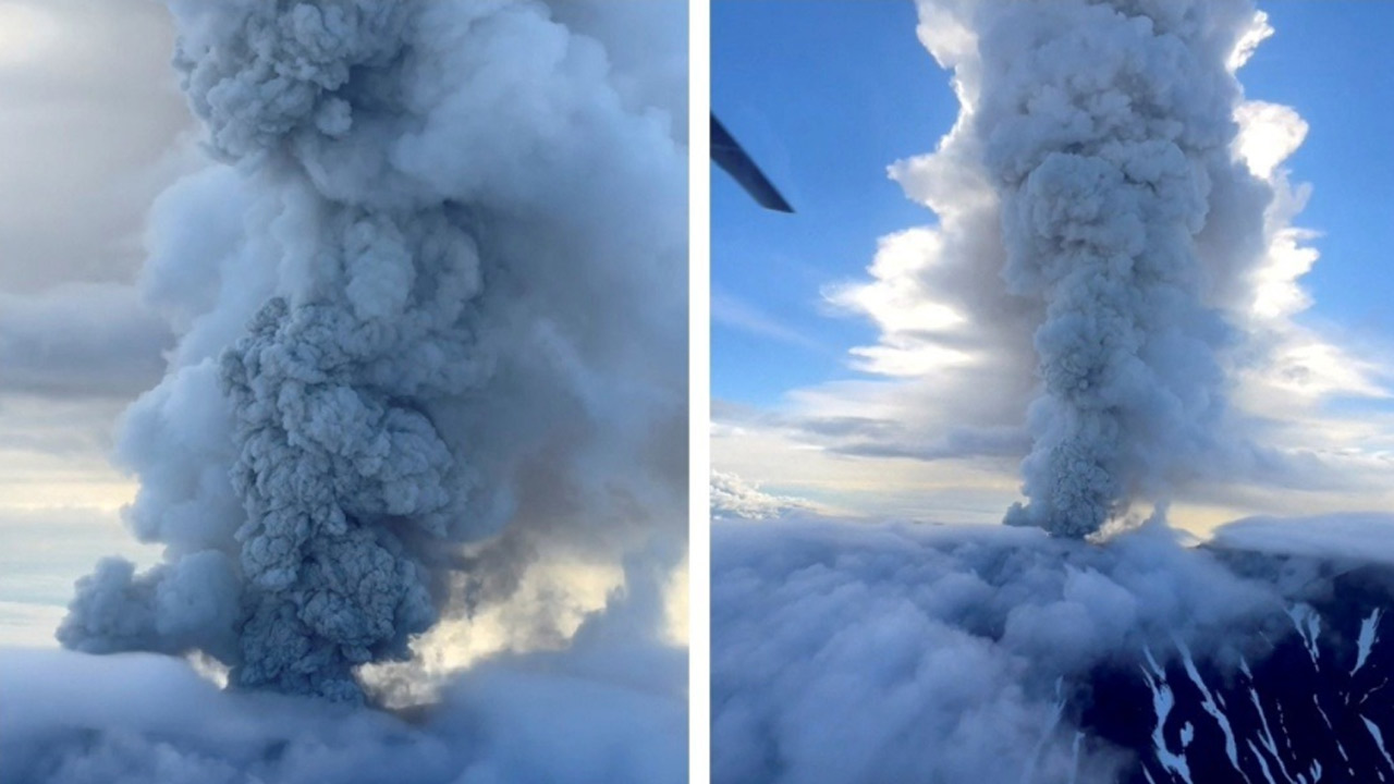 Gunung berapi hambur abu setinggi tujuh kilometer di Kamchatka