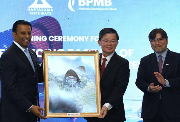 BPMB, Hartasuma meterai MoU RM367.2 juta untuk projek kereta kabel Bukit Bendera