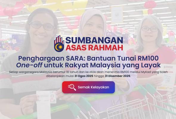Semakan kelayakan Penghargaan SARA 2025 dibuka hari ini