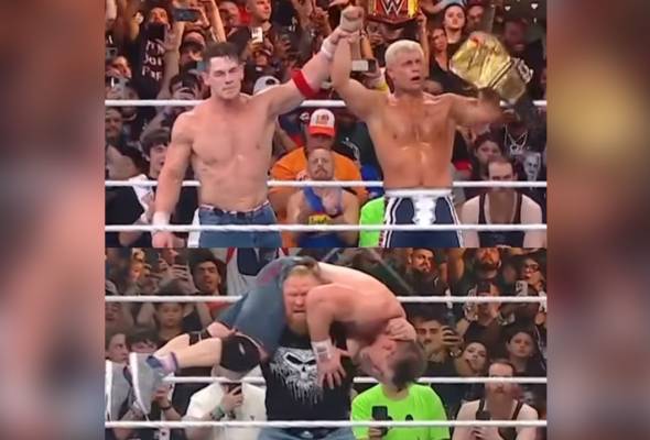 SummerSlam 2025: Cody Rhodes rampas semula kejuaraan WWE, Lesnar kembali.. 'hadiahkan' F5 kepada Cena
