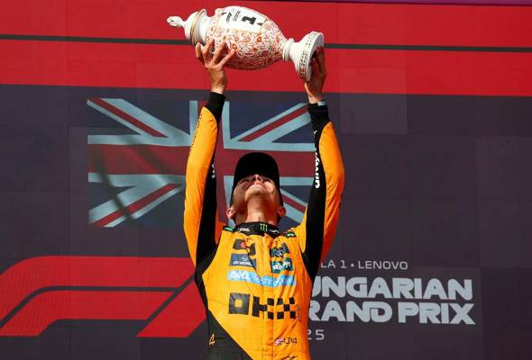 GP F1 Hungary: Norris juara di Hungaroring, McLaren raih kemenangan 1-2