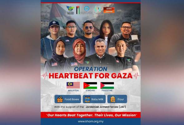 KHOM rayu sumbangan, bekalan bantuan kemanusiaan ke Gaza semakin kritikal