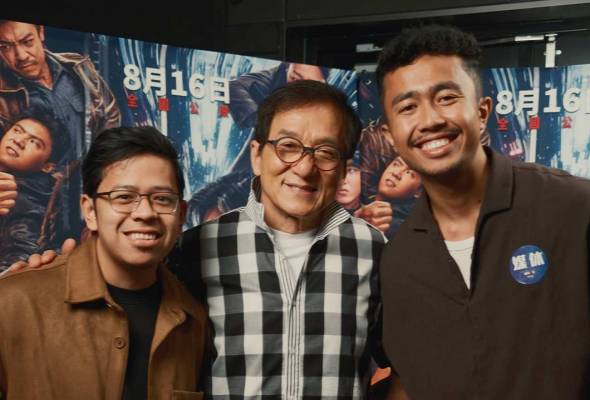 Sofyank teruja bertemu Jackie Chan, impian zaman kanak-kanak jadi kenyataan