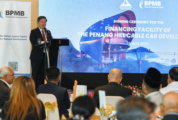 Pulau Pinang kaji laluan kereta kabel hubungkan Taman Botani-Gurney Bay